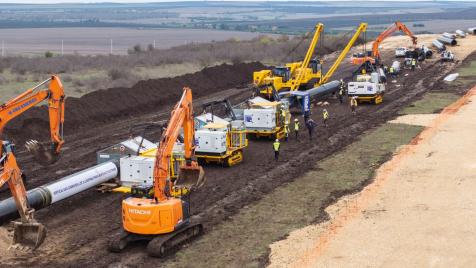 Еврокомисарят по енергетика Йоргенсен инспектира напредъка по изграждане на Лот 3 на Вертикален газов коридор