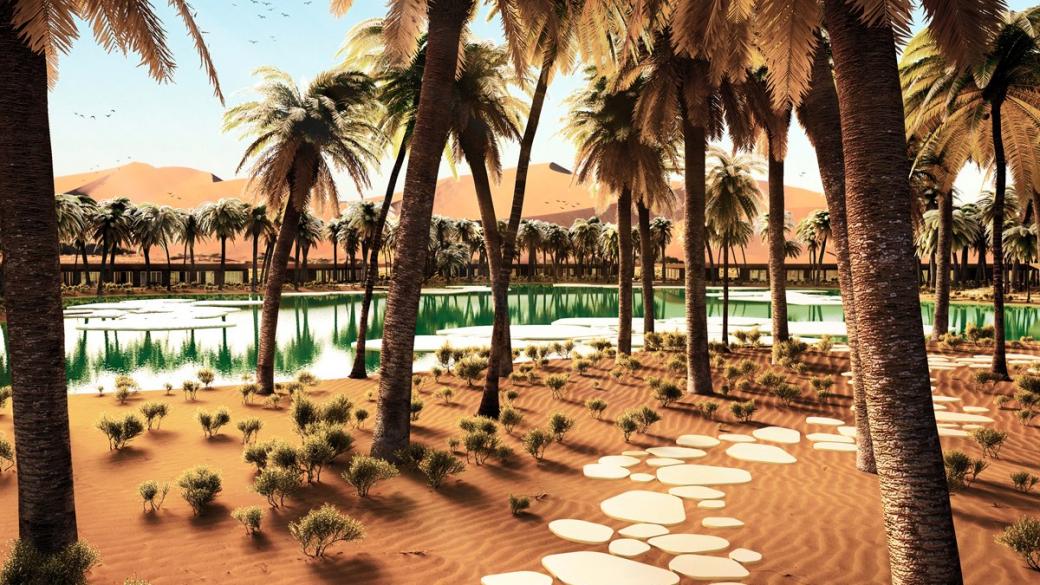 Изграждат най-зеления курорт в света в средата на пустинята