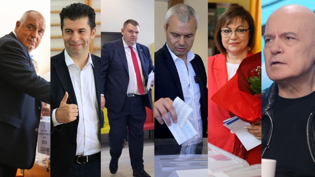 Първи резултати: ПП-ДБ се сринаха на изборите