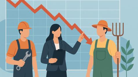 Labor productivity in Bulgaria is actually declining