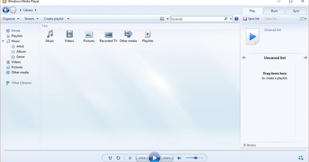 Возможности программы windows media player